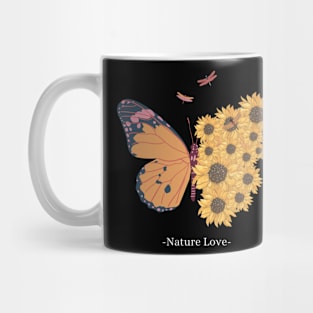nature butterfly love Mug